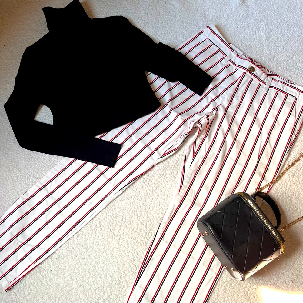 Tommy Hilfiger- Striped Chino Slim Jeans - Picture 2 of 9